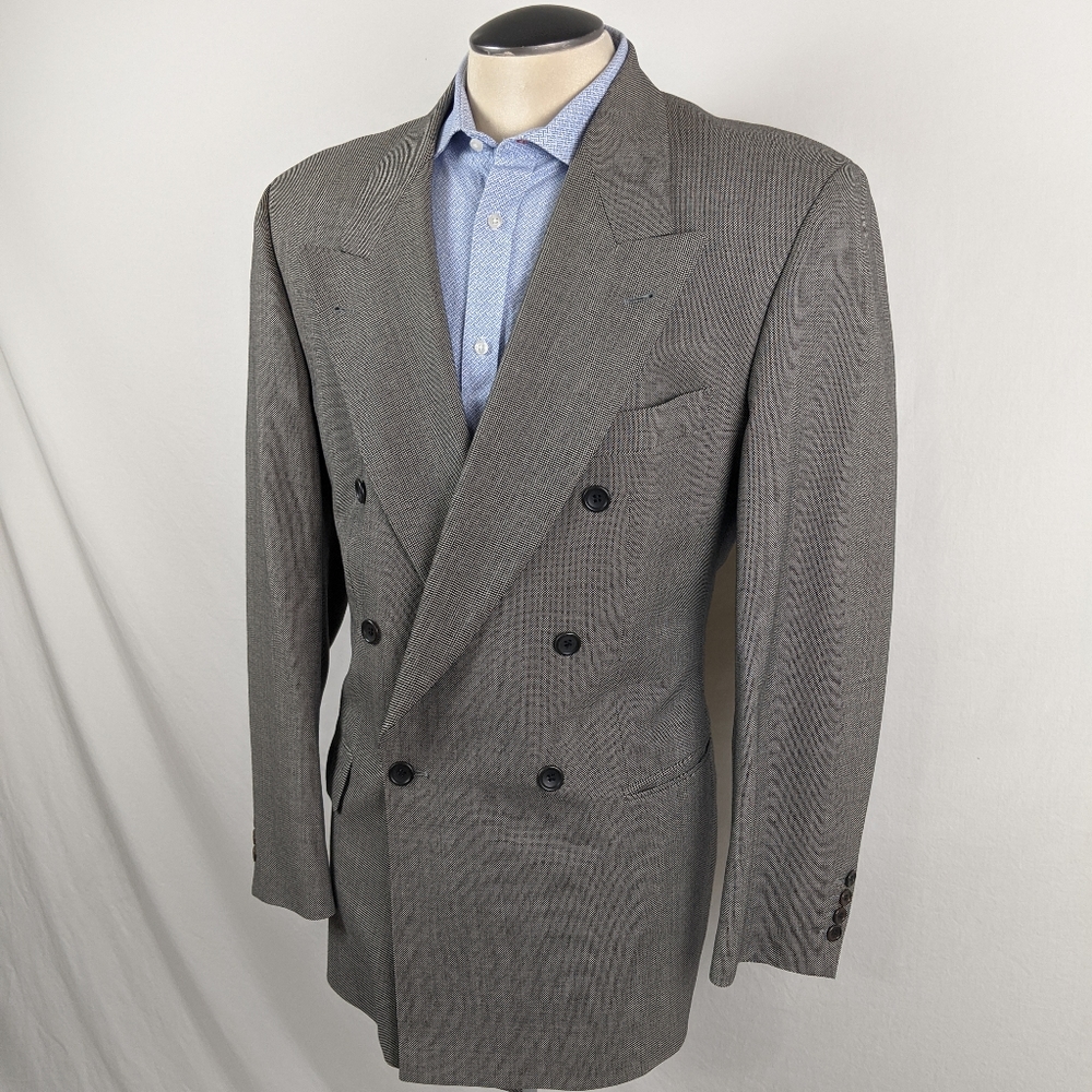 Hugo Boss Double Breasted Gray Al Capone